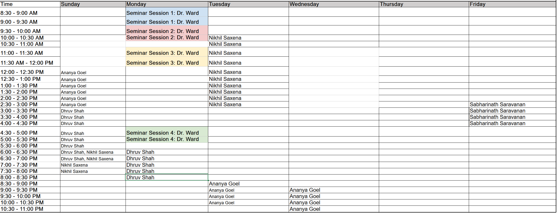 TDM 202 Office Hours